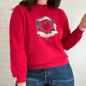 The Royal Family Classic Tradition Waffle Sporty Women’s Sweater Size Medium